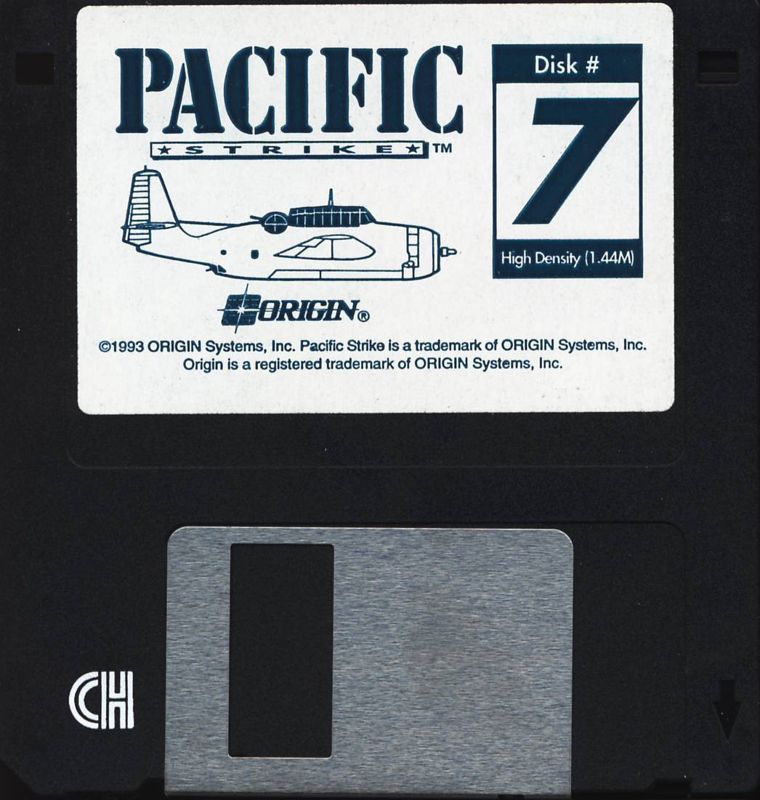 Media for Pacific Strike (DOS): Disk 7