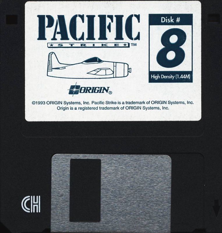 Media for Pacific Strike (DOS): Disk 8