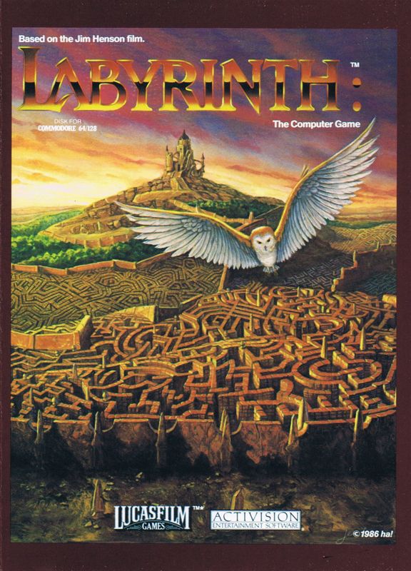 Front Cover for Labyrinth (Commodore 64)