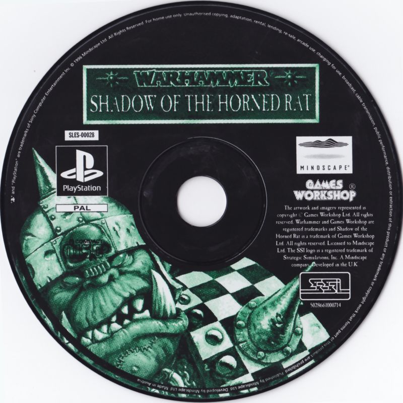 Media for Warhammer: Shadow of the Horned Rat (PlayStation)