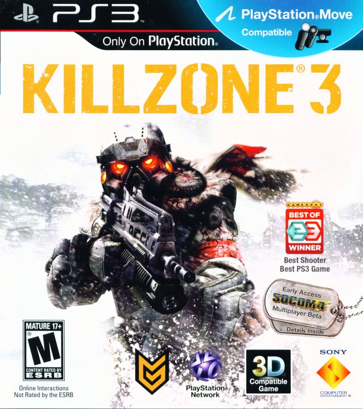 Front Cover for Killzone 3 (PlayStation 3)