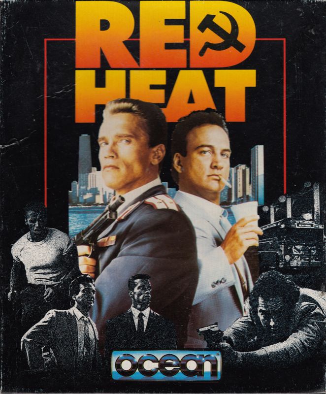Front Cover for Red Heat (Atari ST)