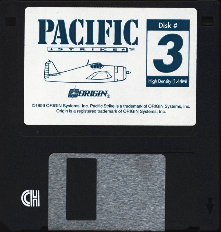 Media for Pacific Strike (DOS): Disk 3
