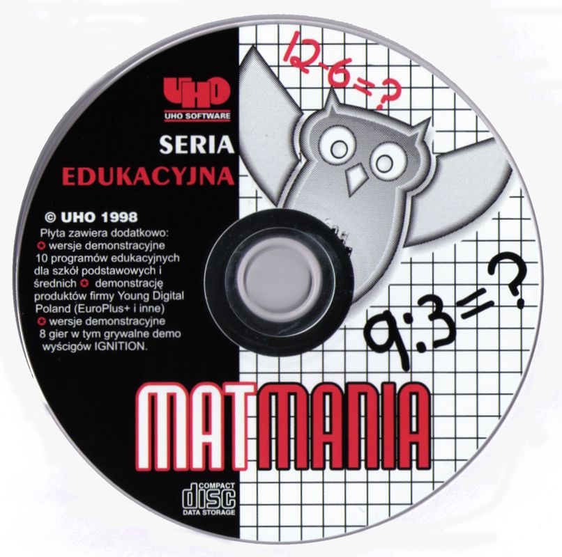Media for Matmania (DOS) (CD-ROM release)