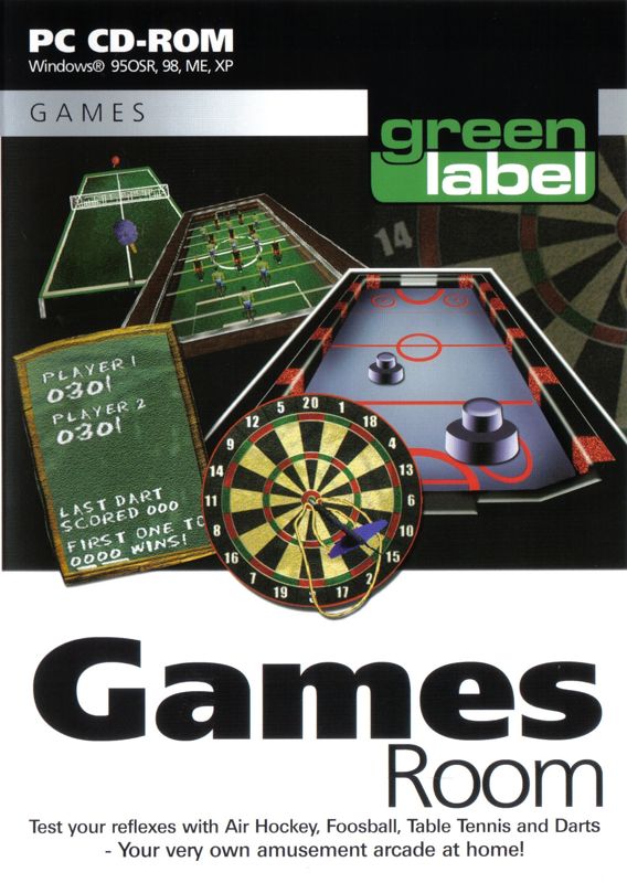 Front Cover for Games Room (Windows) (Green Label release)
