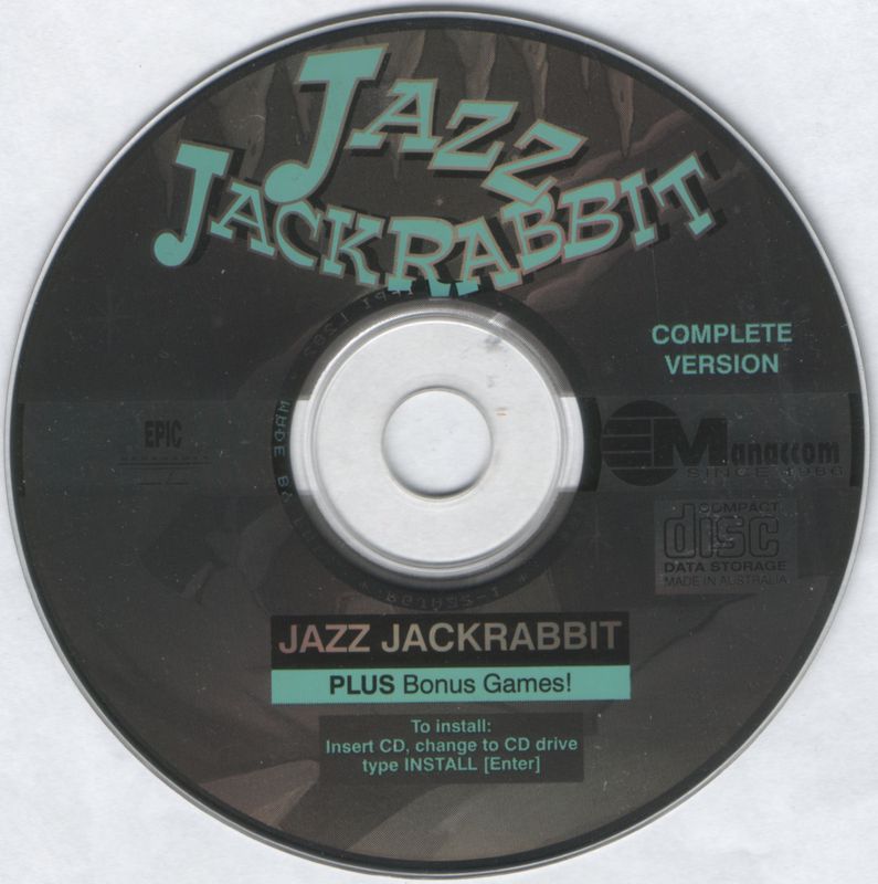Media for Jazz Jackrabbit CD-ROM (DOS)