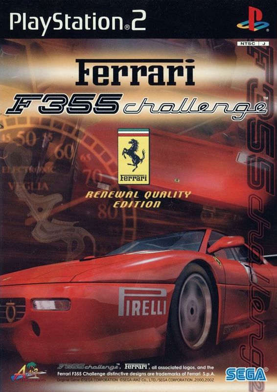 Front Cover for F355 Challenge: Passione Rossa (PlayStation 2)