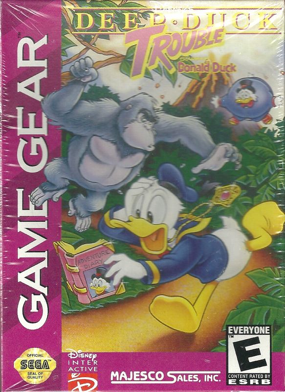 Front Cover for Deep Duck Trouble starring Donald Duck (Game Gear)