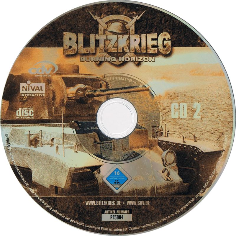 Media for Blitzkrieg: Burning Horizon (Windows): Disc 2