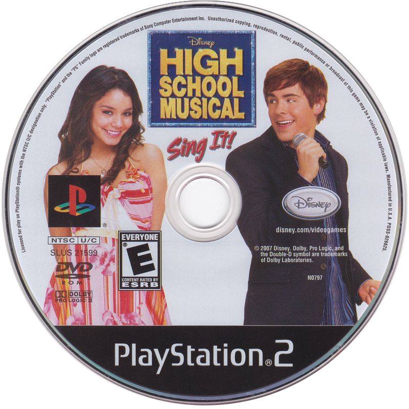 Media for High School Musical: Sing It! (PlayStation 2)