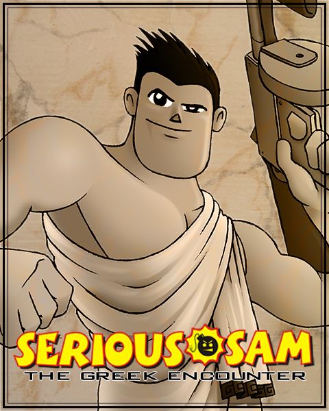 Front Cover for Serious Sam: The Greek Encounter (Windows) (Desura release)