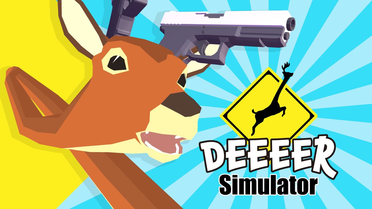 Front Cover for DEEEER Simulator (Nintendo Switch) (download release)