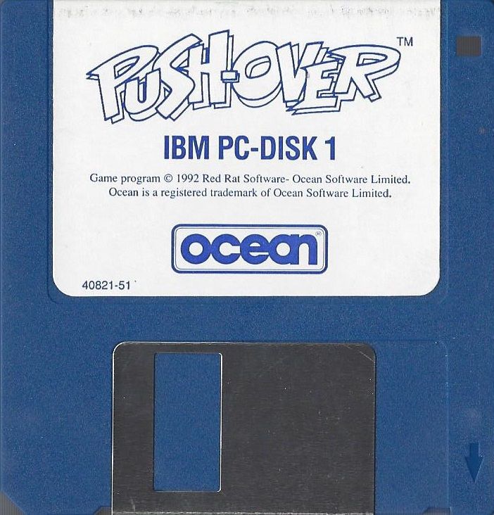 Media for Push-Over (DOS) (Original US Edition)
