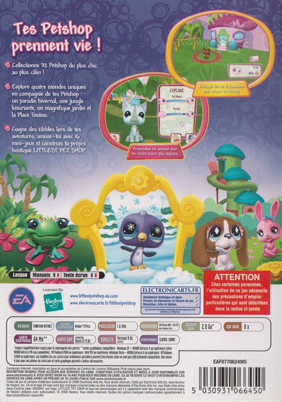 Back Cover for Littlest Pet Shop (Windows)