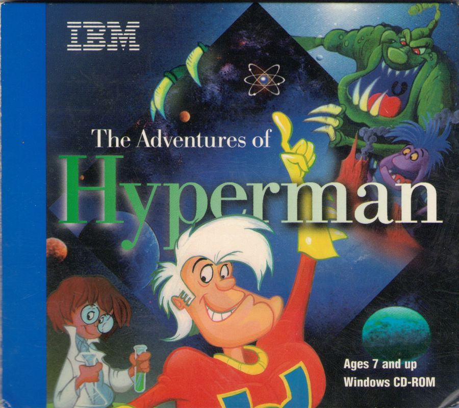 Other for The Adventures of Hyperman (Windows 3.x): Cardboard folder front