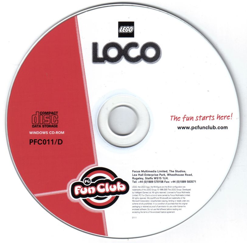 Media for LEGO Loco (Windows) (Focus Multimedia release)