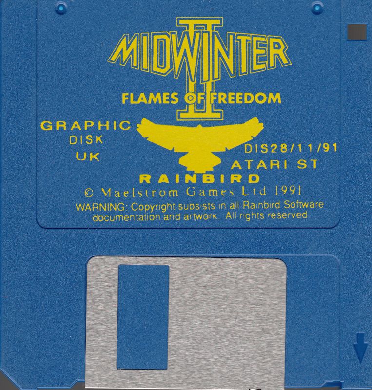 Media for Flames of Freedom (Atari ST): Graphic Disk