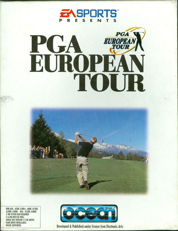 Front Cover for PGA European Tour (Amiga)