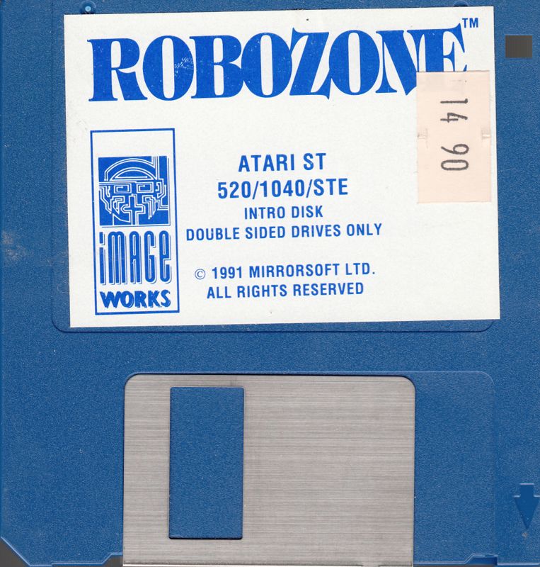 Media for Robozone (Atari ST): Intro disk