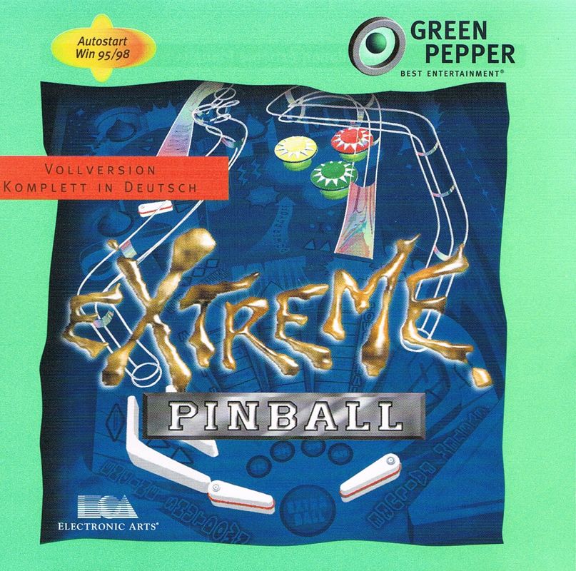 Front Cover for Extreme Pinball (DOS) (Green Pepper release (#66))