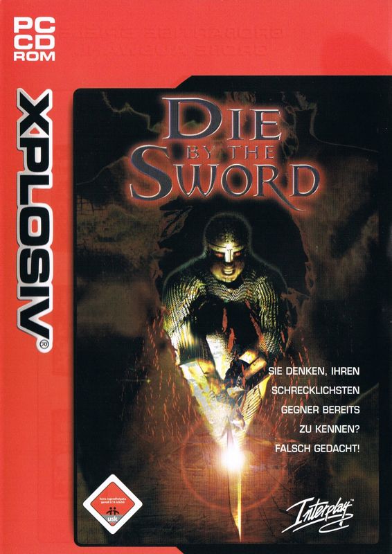 Front Cover for Die by the Sword (Windows) (Xplosiv release)