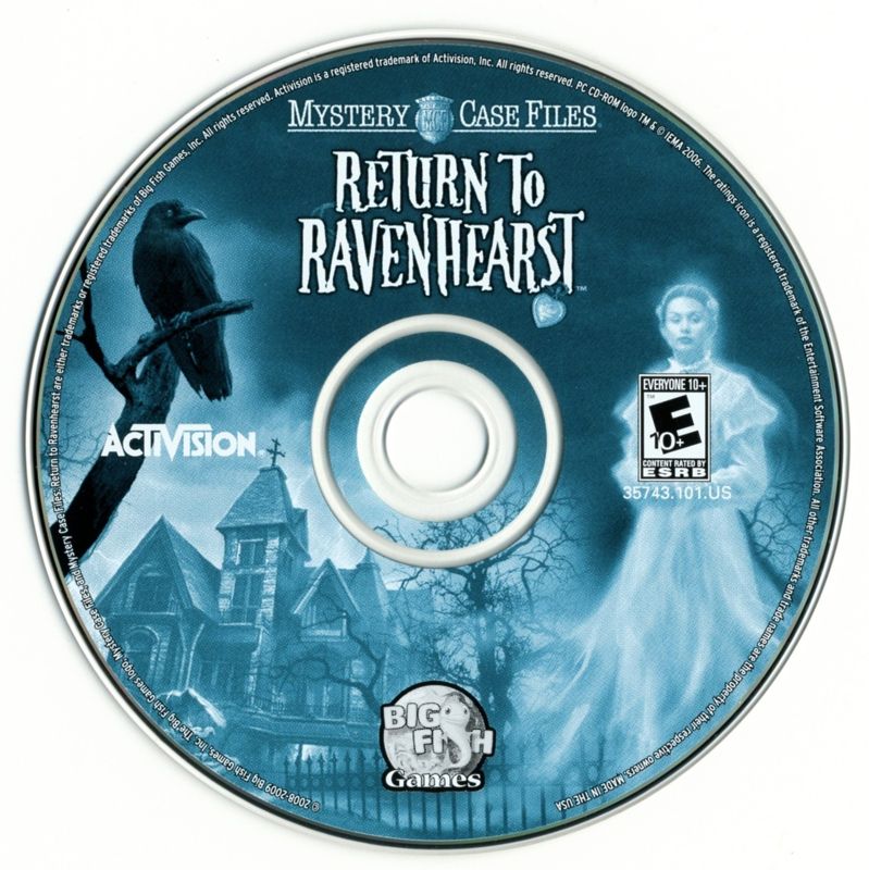 Media for Mystery Case Files: Return to Ravenhearst (Windows)