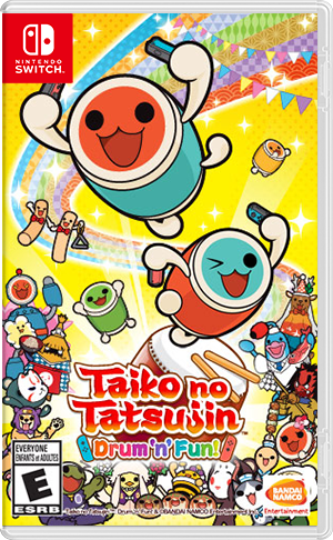 Front Cover for Taiko no Tatsujin: Drum 'n' Fun! (Nintendo Switch) (download release): 1st version