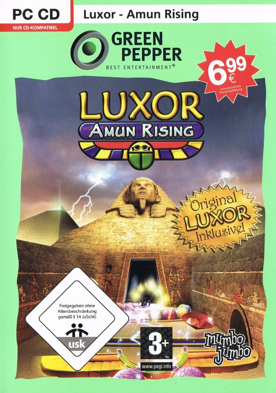 Front Cover for Luxor: Amun Rising (Windows) (Green Pepper release)