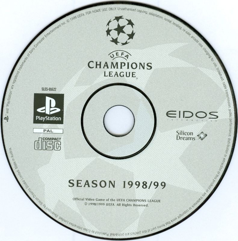 Media for UEFA Champions League Season 1998/99 (PlayStation)