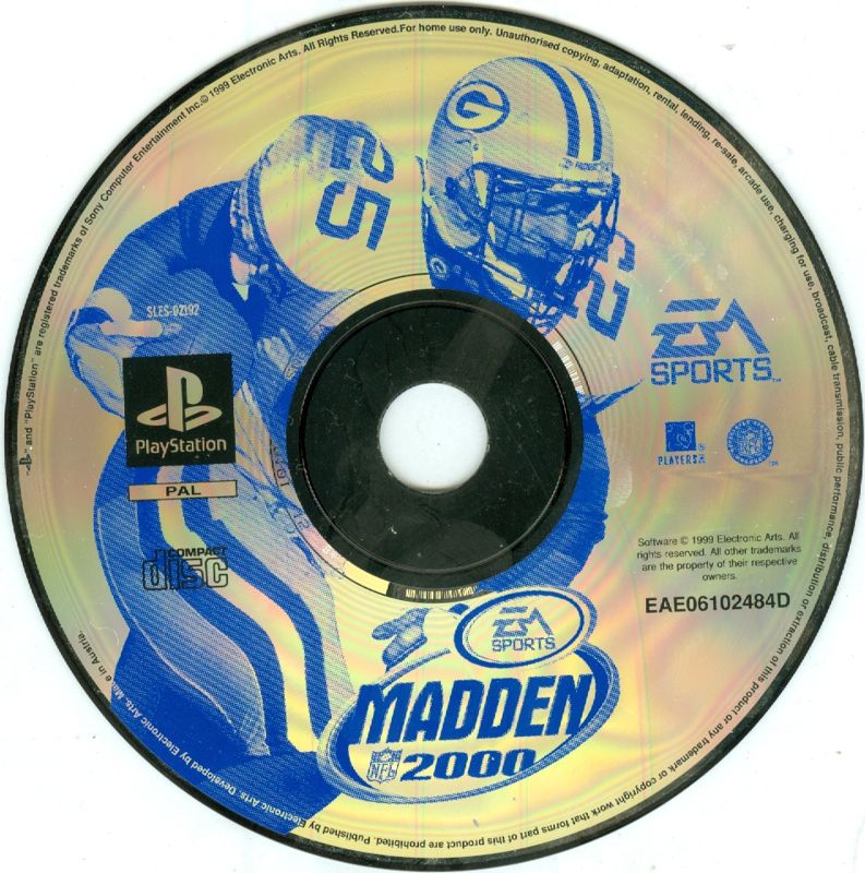 Media for Madden NFL 2000 (PlayStation)