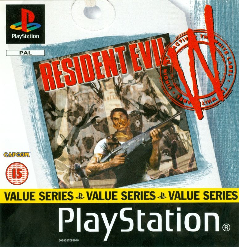 Front Cover for Resident Evil (PlayStation) (White Label/Value Series release)