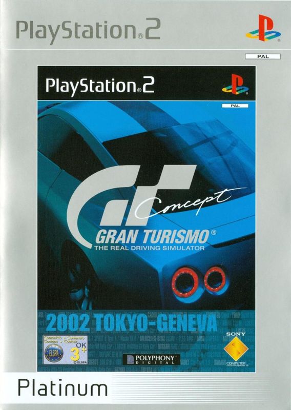 Front Cover for Gran Turismo Concept: 2002 Tokyo-Geneva (PlayStation 2) (Platinum release)