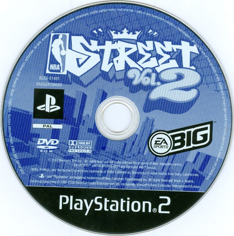 Media for NBA Street Vol. 2 (PlayStation 2)