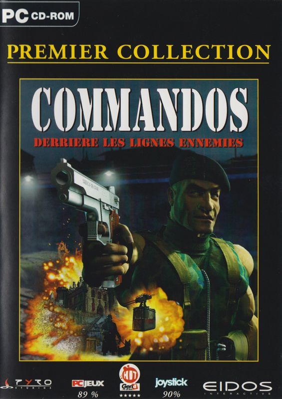 Front Cover for Commandos: Behind Enemy Lines (Windows) (Premier Collection release (Eidos 2000))