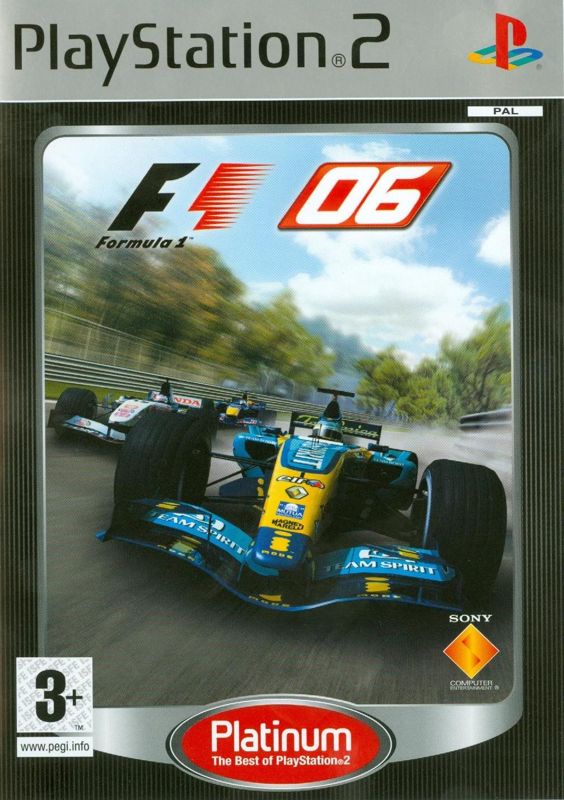 Front Cover for Formula One 06 (PlayStation 2) (Platinum release)