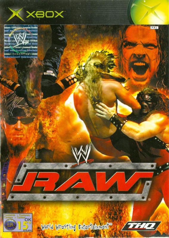 WWF Raw cover or packaging material - MobyGames