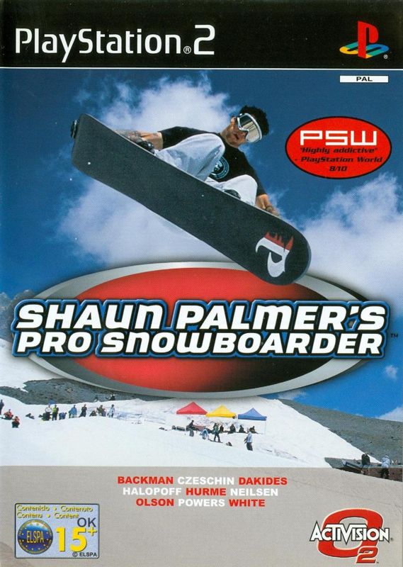Front Cover for Shaun Palmer's Pro Snowboarder (PlayStation 2)