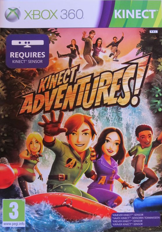 Front Cover for Kinect Adventures! (Xbox 360) (Bundled with the Kinect peripheral)
