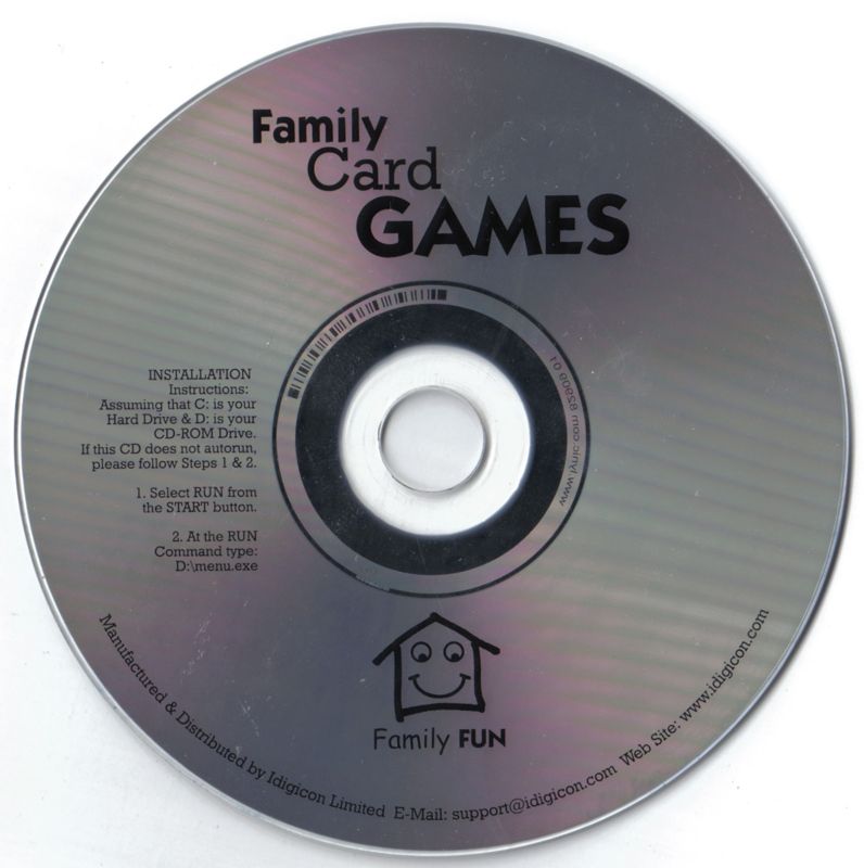Media for Family Card Games (Windows)