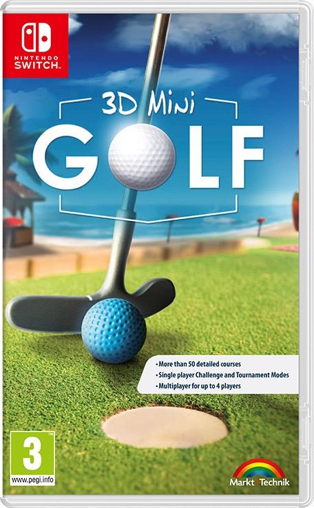 Front Cover for 3D Mini Golf (Nintendo Switch) (download release)