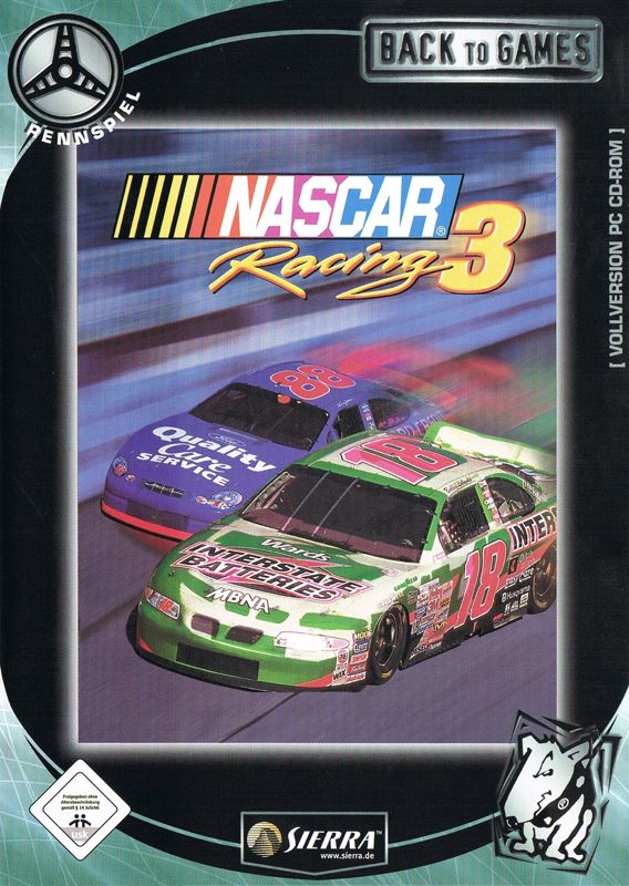 Front Cover for NASCAR Racing 3 (Windows) (Back to Games release)