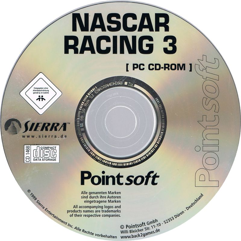 Media for NASCAR Racing 3 (Windows) (Back to Games release)