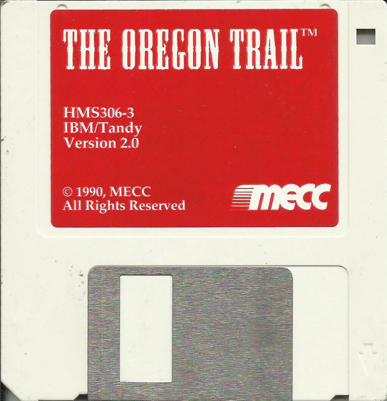 Media for The Oregon Trail (DOS) (Dual Media Release (version 2.0)): 3.5" Disk (1/1)
