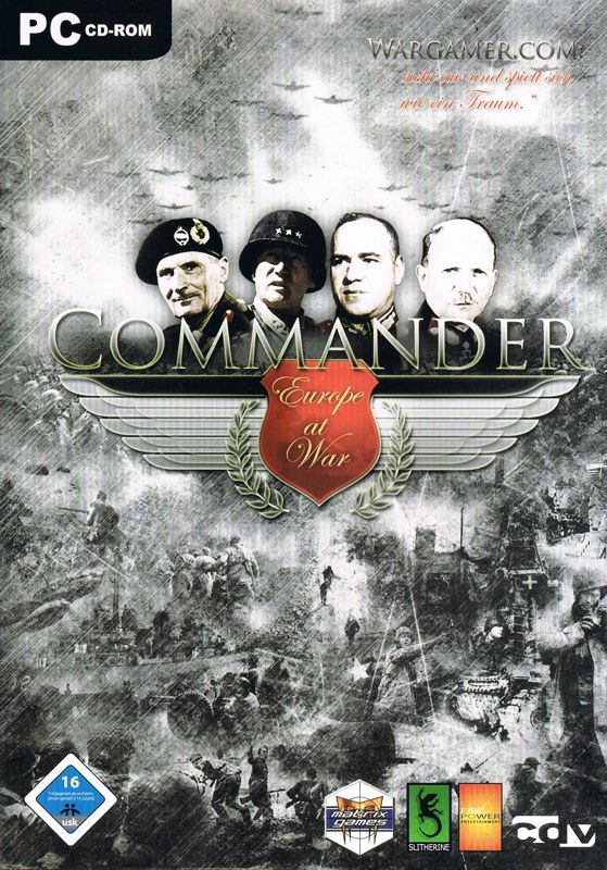 Front Cover for Commander: Europe at War (Windows) (first release)