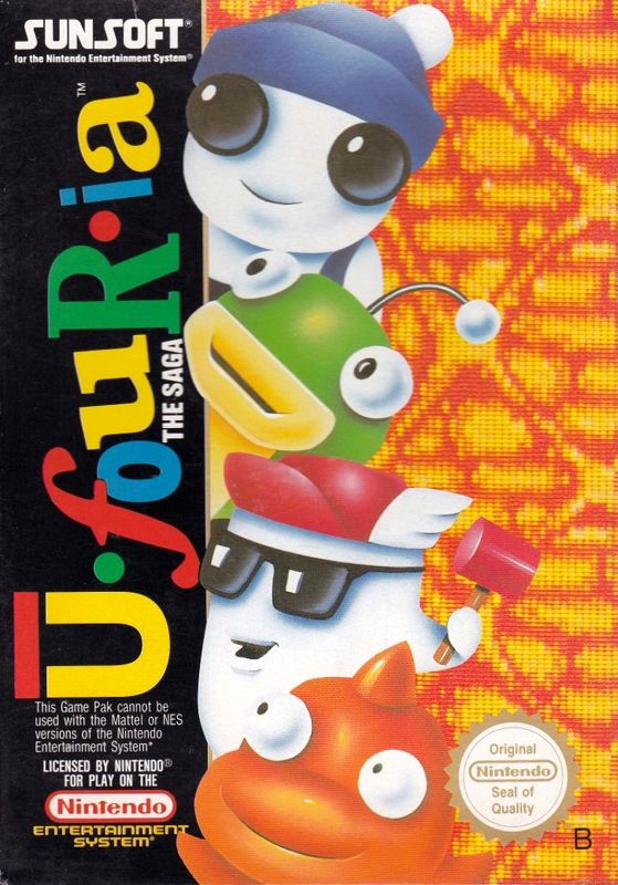 Front Cover for Ufouria: The Saga (NES)