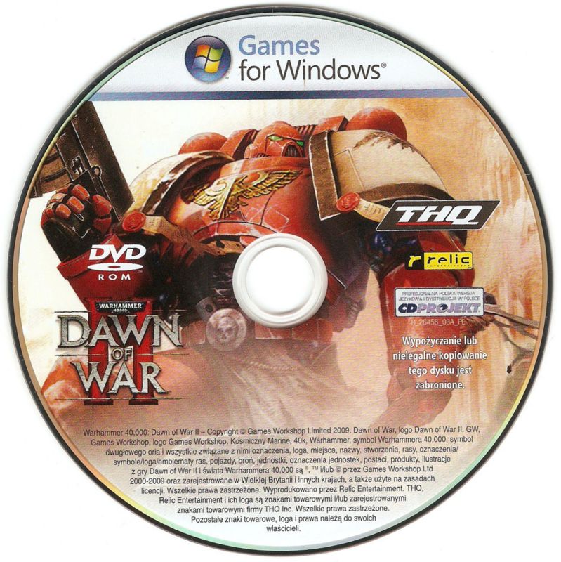 Media for Warhammer 40,000: Dawn of War II (Windows)