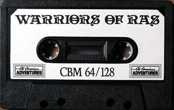 Media for Warriors of Ras (Commodore 64) (All American Adventures cassette release)