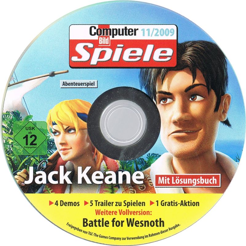 Media for Jack Keane (Windows) (Computer Bild Spiele 11/2009 covermount)