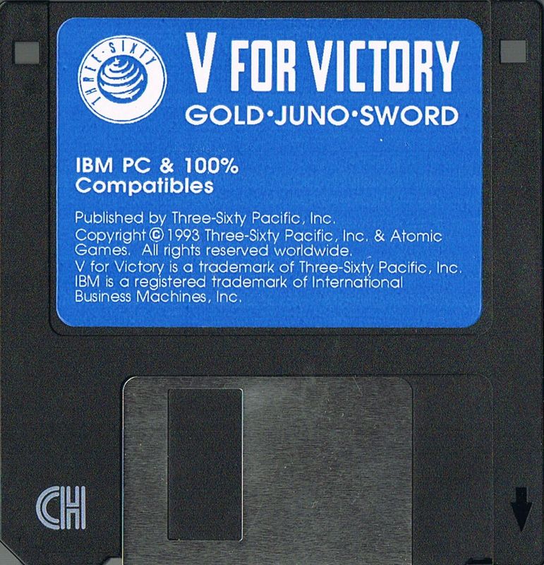 Media for V for Victory: Gold-Juno-Sword (DOS)