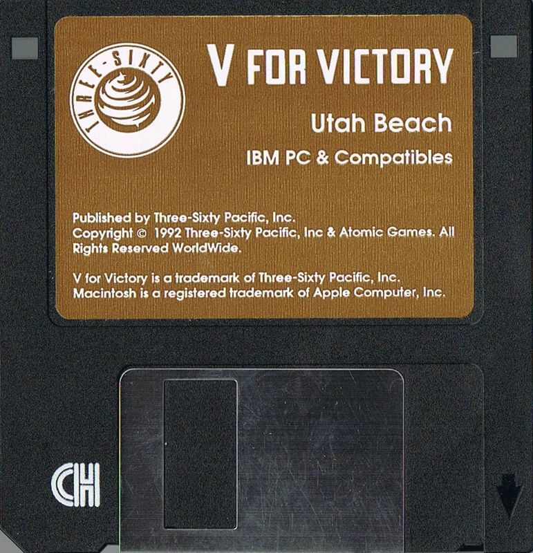 Media for V for Victory: Battleset 1 - D-Day Utah Beach - 1944 (DOS)